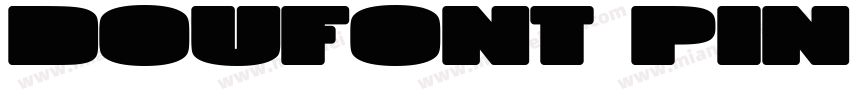 doufont pinboGB Flash Burn字体转换